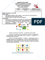 Atividades Do Mês 05 Dos Dias 31.05 A 02.06 - Infantil V A Prof Kayra Manhã.