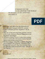Magellan's First Voyage Around the World According to Pigafetta