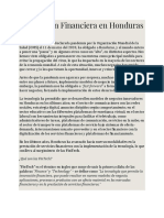 AGE 429, Tema 2. ArtÃ Culo InnovaciÃ N Financiera en Honduras PDF
