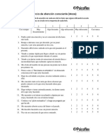 Mindful Attention Awareness Scale (MAAS) | PDF