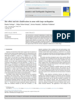 Site Effect and Site Classification in Areas With Large Earthquakes - RVS FOC JG GV