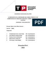 Defensoría del Pueblo y comentarios de Hablando Huevadas