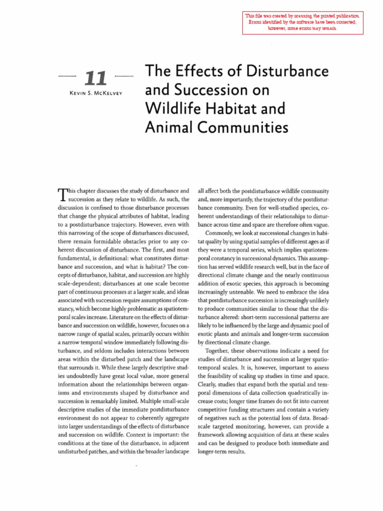 Ecosystem Disturbance 2 PDF Disturbance (Ecology) Ecology