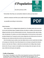 Profile of Population - Basic Examples