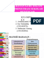 Peranan Guru Dalam Administrasi Sekolah