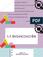 Organización 1.3