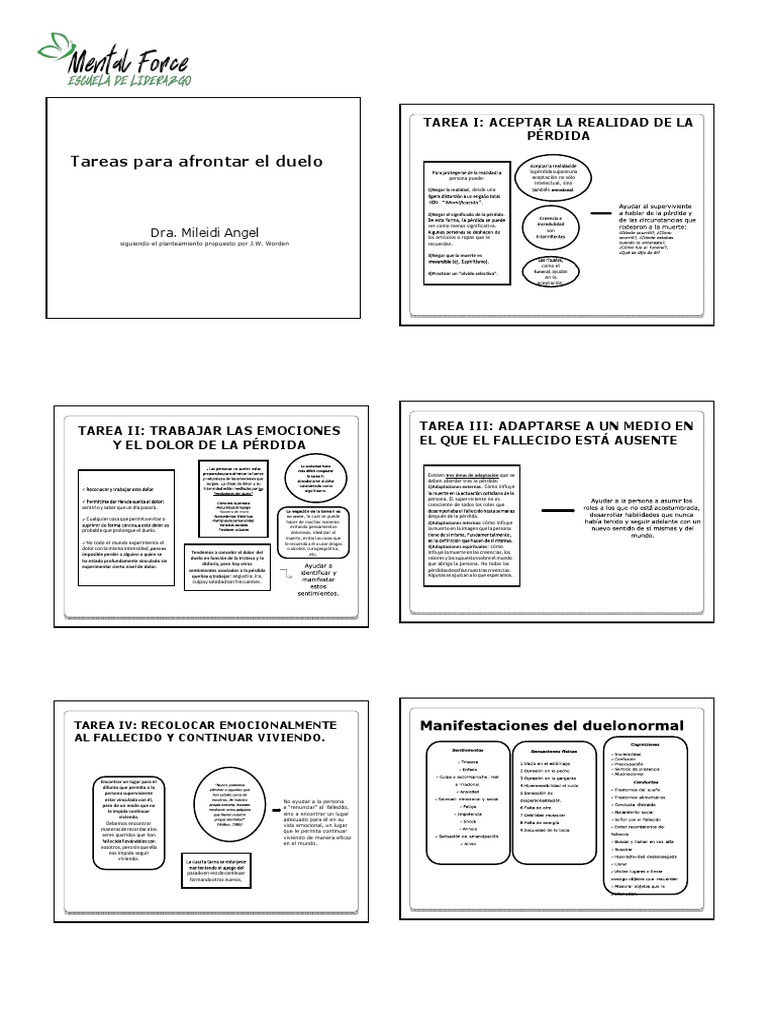 Estrategias para Afrontar el Duelo | PDF | Dolor | Las emociones