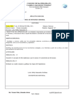 Tarea Semanal 15 y 16 Segundo D