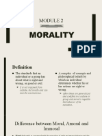 Module 2 Morality