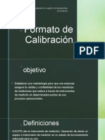 Formato de Calibración