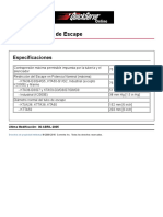 ESPECIFICACIONES DE SISTEMA ESCAPE - QuickServe Online - (4018100) Manual de Operación y Mantenimiento Del K38, K50, QSK38 y QSK50