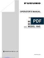Operator'S Manual: MODEL 1835 MODEL 1935 MODEL 1945
