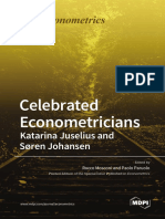 Celebrated Econometricians Katarina Juselius and Sren Johansen