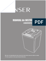 Manual Lavarropas Ranser Wm-Ra135