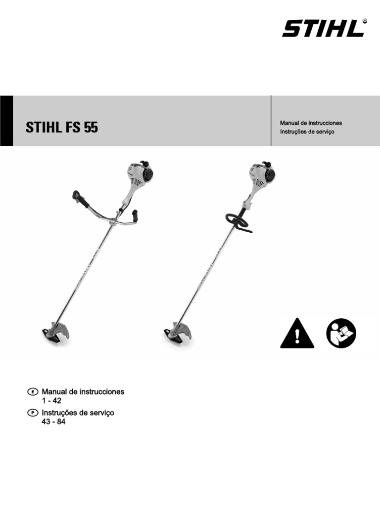 Desmalezadora Stihl FS 55 Manual | PDF | Carburador | Herramientas