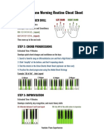 Cheat Sheet - The Perfect Morning Practice Routine