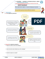 Emociones en cuarto grado: Identificando la vergüenza