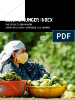 2020 Global Hunger Index: One Decade to Zero Hunger - Linking Health and Sustainable Food Systems