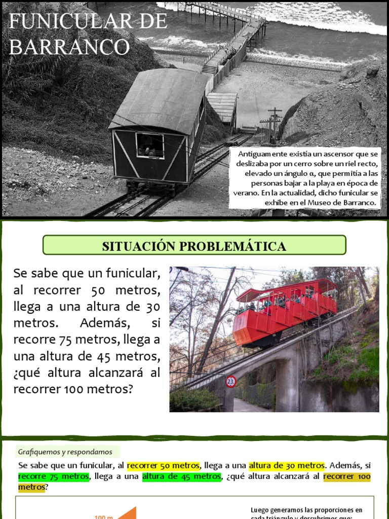 Altura del Funicular de Barranco | PDF | Funciones trigonométricas ...