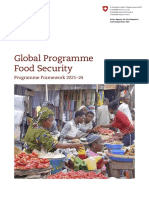 Programme Framework 2021-24 Global Programme Food Security en