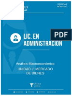 Material Alumno. Unidad 2. Lic en Adm