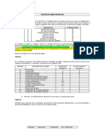 Ejercicios de Proyectos