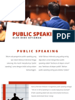 Materi Public Speaking