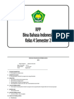 RPP Bahasa Indonesia Kelas 4 Semester 2 Mim Karanganyar 2013 2014
