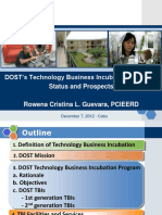 DOST's Technology Business Incubation Program