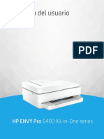 Guía Del Usuario: HP ENVY Pro 6400 All-in-One Series