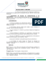 Manual de Instrução de Procedimentos Licitatórios