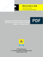 SPLN K7.003-1 Pedoman Pengoperasian Dan Pemeliharaan Boiler PLTU Circulating Fluidized Bed (CFB), Bagian 1 Pengoperasian