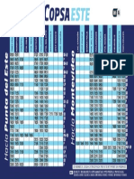 Horarios Linea Este Invierno