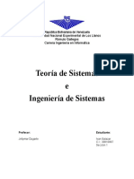 Análisis de TGS e Ingenieria de Sistemas