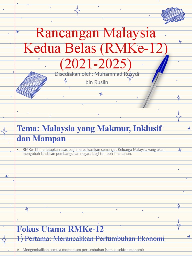Rancangan Malaysia Ke-12 | PDF | Ilmu Sosial