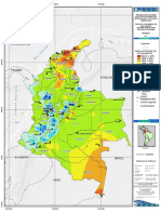 Cambio de La Precipitación para Colombia (%), 2041 2070 Vs 1976-2005