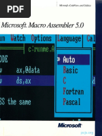 Masm50 Codeview and Utilguide