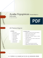 3 Ayudas Ergogénicas Farmacológicas y Nutricionales