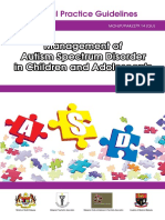 CPG Management of Autism Spectrum Disofer in Children and Adolescents