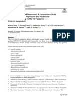 Fear of COVID 19 and Depression A Compar