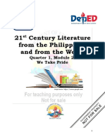 21st Century Literature Module 2 Q1