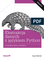 Ekstrakcja Danych Z Jezykiem Python Pozyskiwanie Danych Z Internetu Wydanie II Ryan Mitchell Helion
