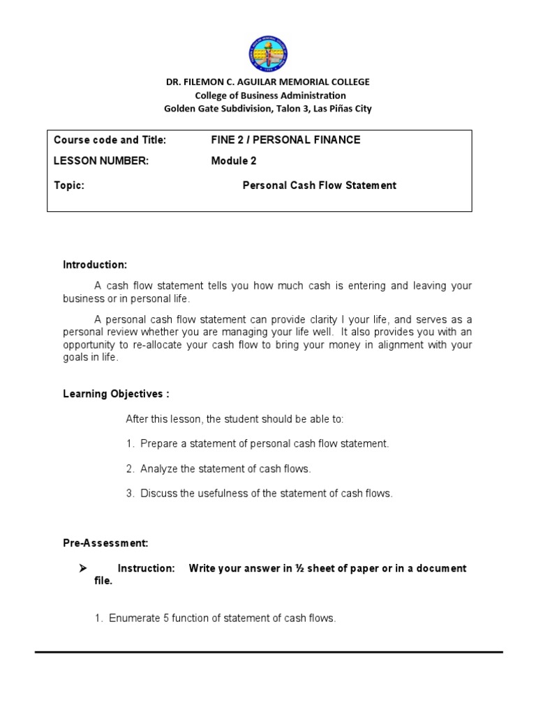 how-to-create-a-personal-cash-flow-statement-in-excel