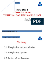 Chuong 3 - Tính Gần Đúng Tích Phân Xác Định Và Đạo Hàm