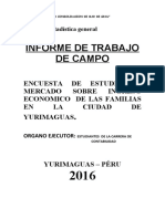 Informe de Trabajo de Campo 3