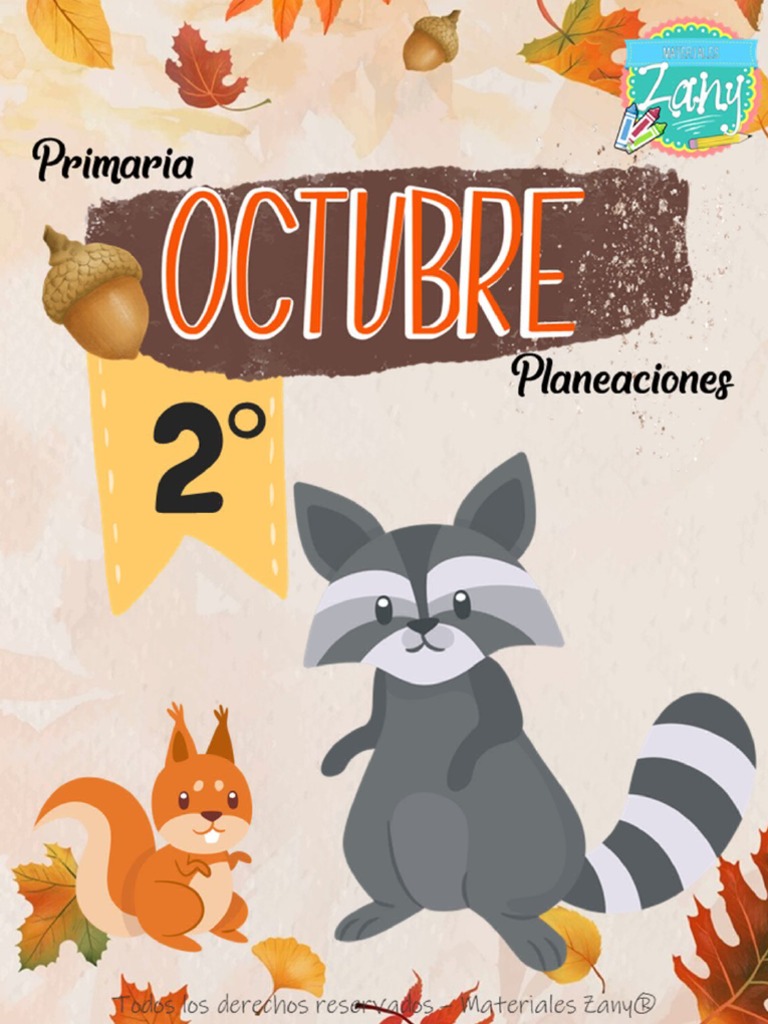 2° Plan Zany Octubre 202122 PDF Educación primaria Evaluación