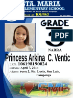 Grade 3 - Narra - IDs