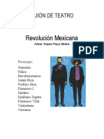 Guion Teatral Revolución Mexicana