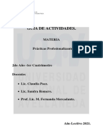 Guía de actividades Prácticas Profesionalizantes III