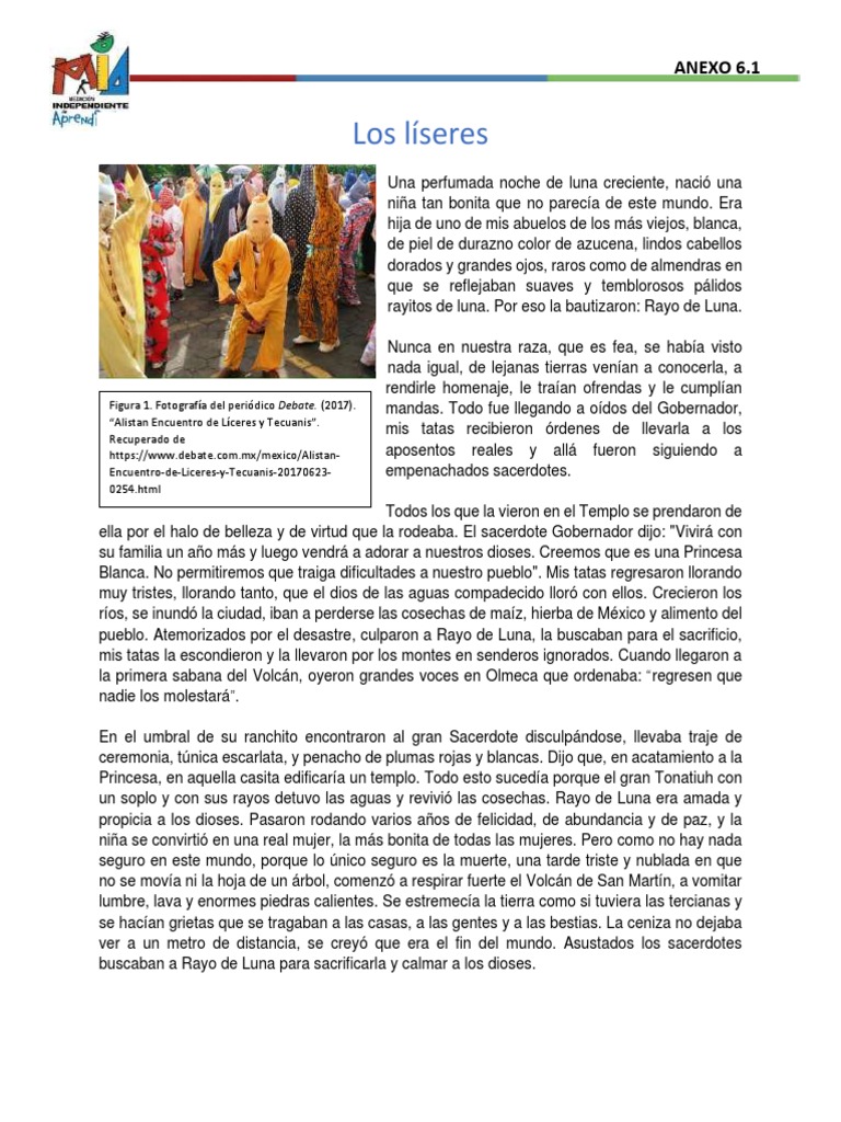 Anexo 6.1 Antología de Leyendas | PDF